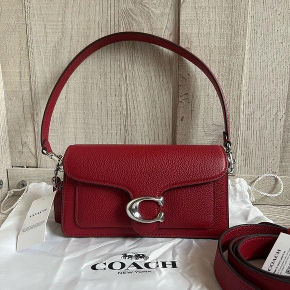 Red Coach Tabby Shoulder Bag - Picture 2 of 13